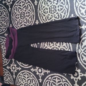 Victoria secret yoga pants fold over waist